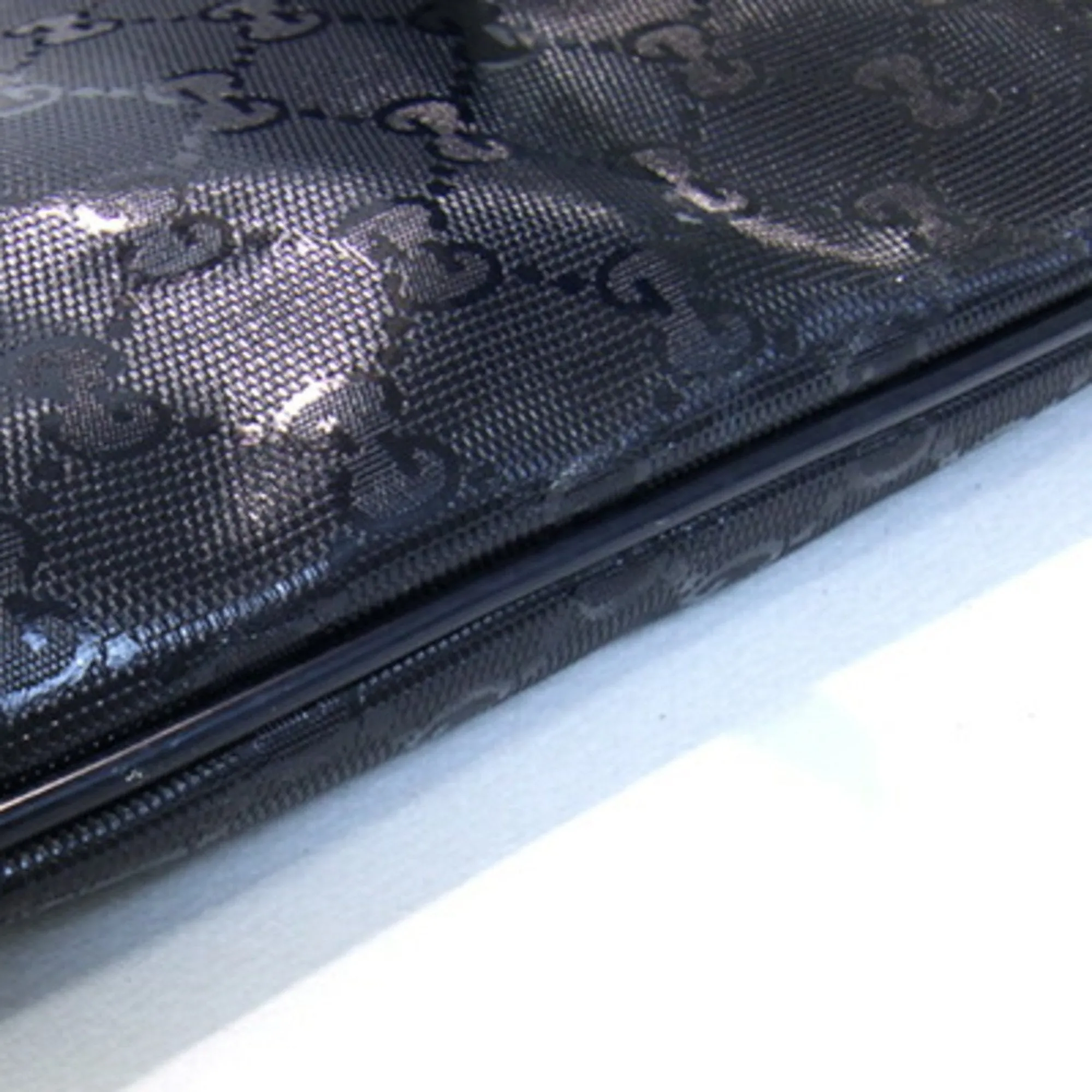 Gucci Pvc Leather Shoulder Bag (Pre-Owned)
