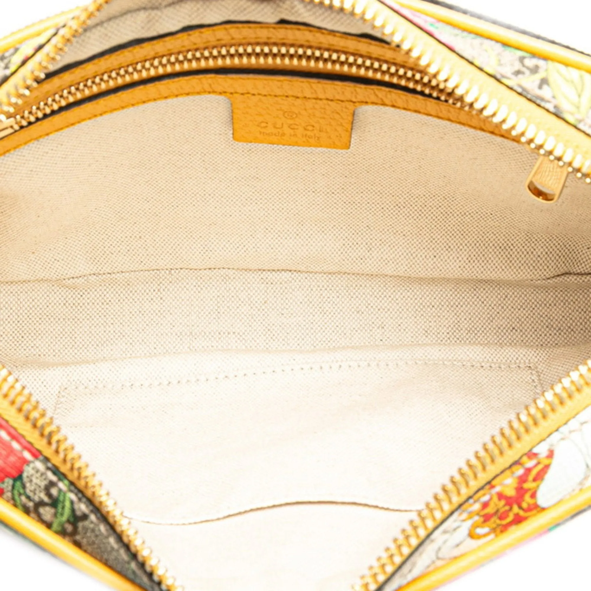 Gucci yellow Pvc Leather Fanny Pack (Pre-Owned)