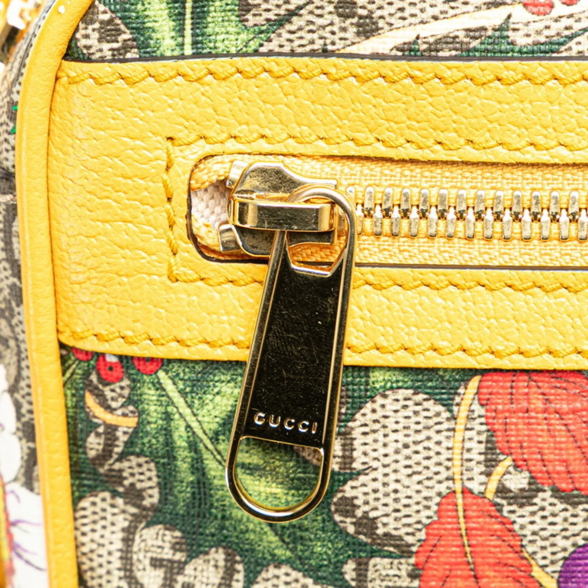Gucci yellow Pvc Leather Fanny Pack (Pre-Owned)