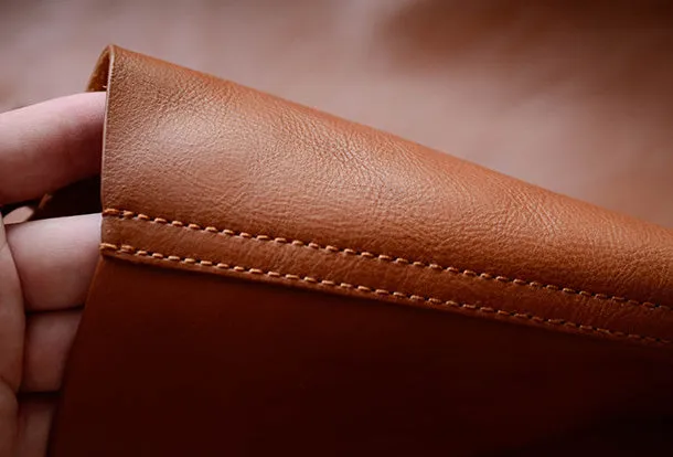 Handmade Genuine Leather Handbag Tote Bag Shopper Bag Shoulder Bag Purse For Women