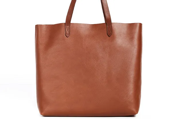 Handmade Genuine Leather Handbag Tote Bag Shopper Bag Shoulder Bag Purse For Women