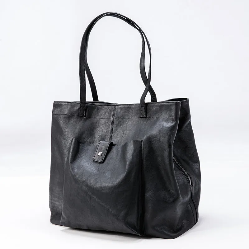 Handmade Genuine Leather Handbag Tote Large Shopper Bag Purse Handbag Shoulder Bag Purse For Women