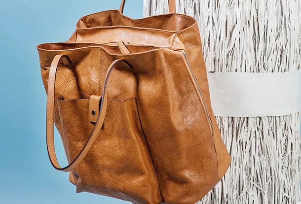 Handmade Genuine Leather Handbag Tote Large Shopper Bag Purse Handbag Shoulder Bag Purse For Women