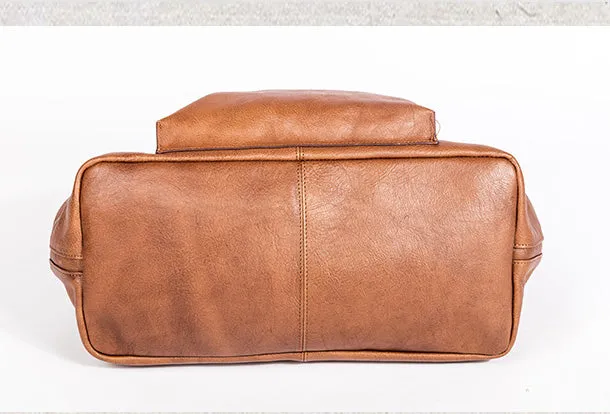 Handmade Genuine Leather Handbag Tote Large Shopper Bag Purse Handbag Shoulder Bag Purse For Women
