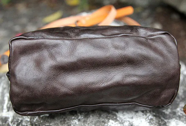 Handmade handbag tote purse leather crossbody bag purse shoulder bag for women