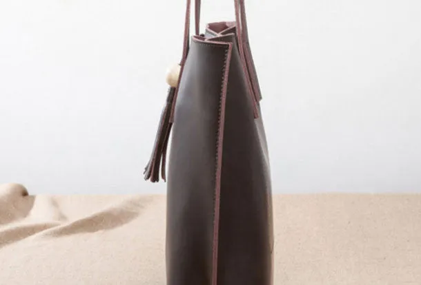 Handmade Leather handbag shoulder bag large tote for women leather shopper bag