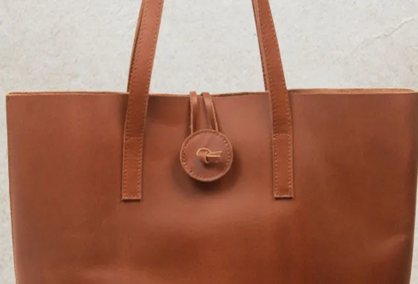 Handmade Leather handbag shoulder bag tote for women leather shopper bag