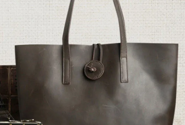 Handmade Leather handbag shoulder bag tote for women leather shopper bag