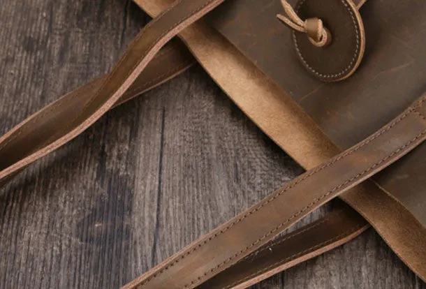 Handmade Leather handbag shoulder bag tote for women leather shopper bag