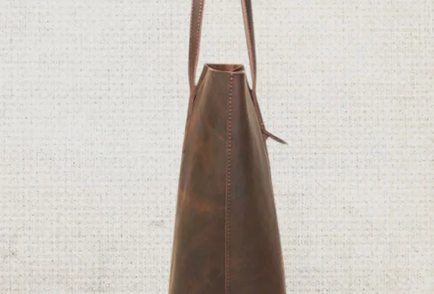 Handmade Leather handbag shoulder bag tote for women leather shopper bag