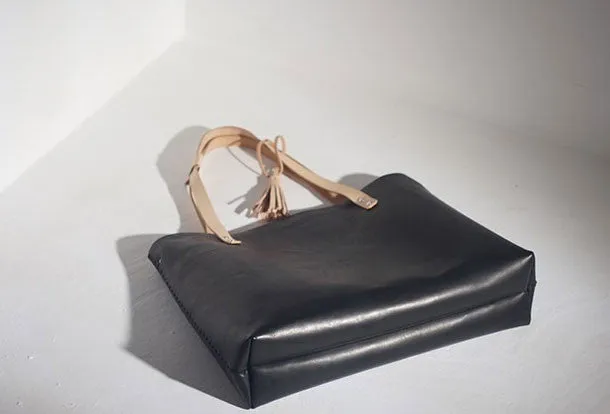 Handmade Leather handbag tote purse shoulder bag for shopper bag
