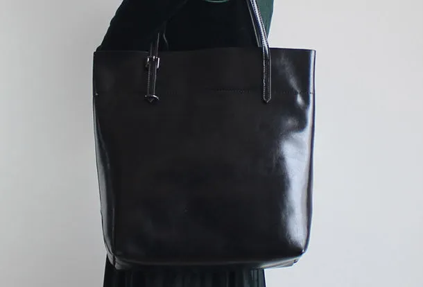Handmade Leather Tote Purse Handbag Shoulder Bag Large for Women Leather Shopper Bag