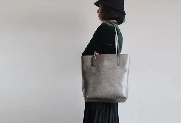 Handmade Leather Tote Purse Handbag Shoulder Bag Large for Women Leather Shopper Bag
