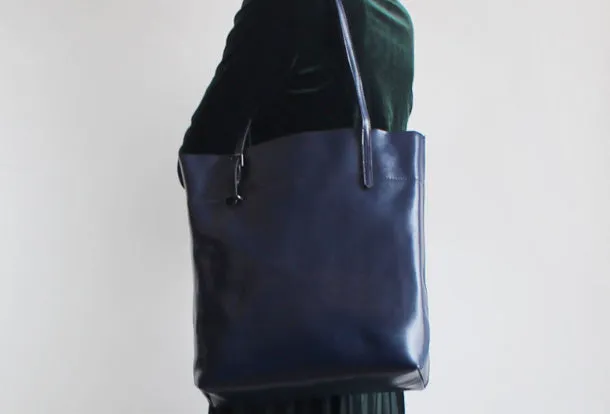 Handmade Leather Tote Purse Handbag Shoulder Bag Large for Women Leather Shopper Bag