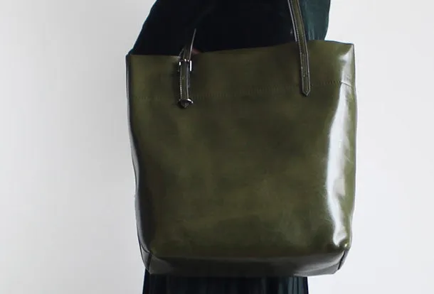 Handmade Leather Tote Purse Handbag Shoulder Bag Large for Women Leather Shopper Bag