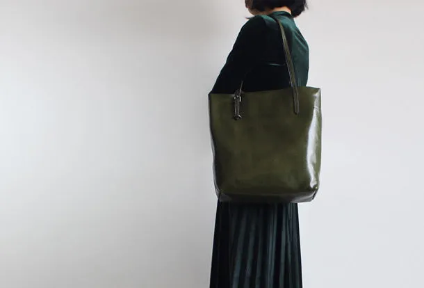 Handmade Leather Tote Purse Handbag Shoulder Bag Large for Women Leather Shopper Bag