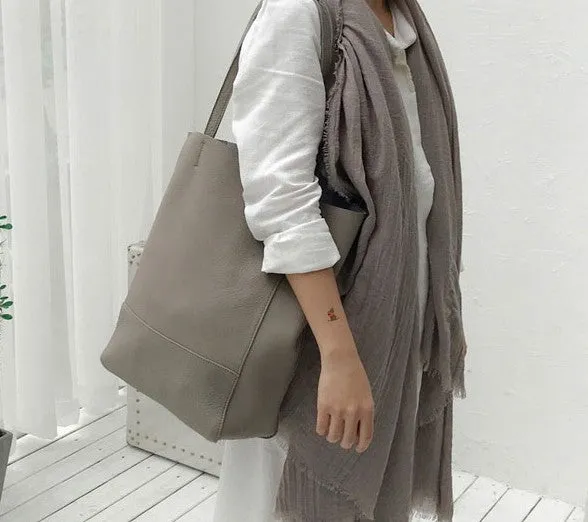 Handmade LEATHER WOMEN Large Tote Bag Tote Shoulder Purse FOR WOMEN