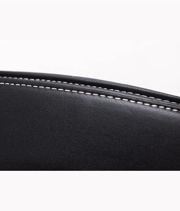 Handmade Womens Black Leather Tote Handbag Purse Birds Tote Bag for Women