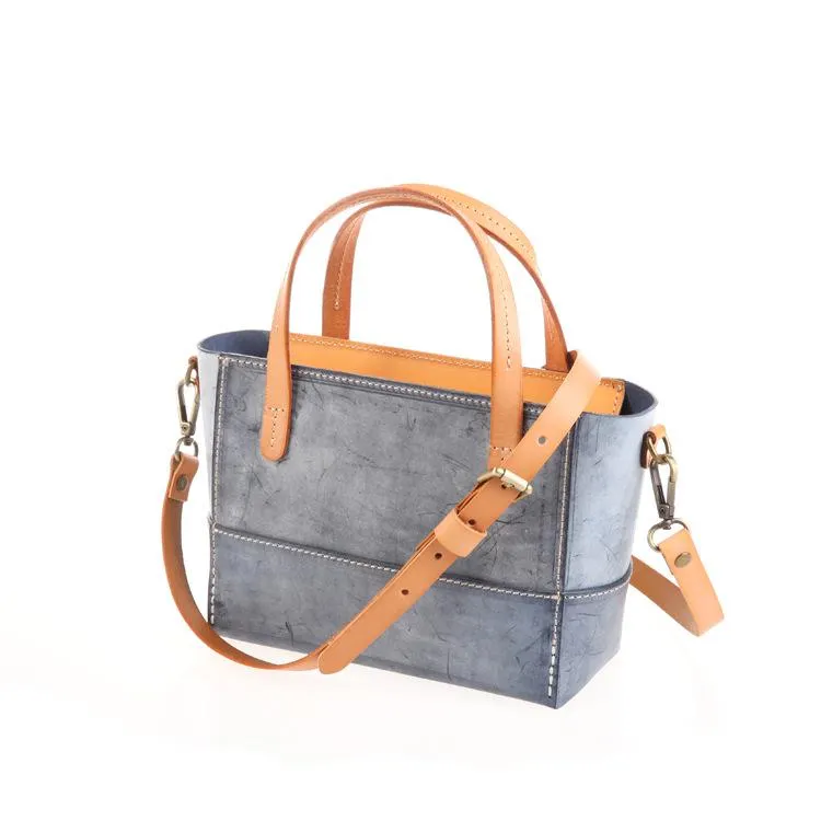 Handmade Womens Leather Handbag Tote Purse Tote Cute Shopper Side Tote Bag for Men