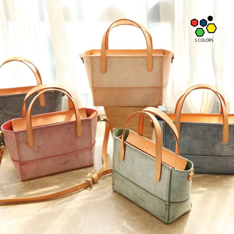Handmade Womens Leather Handbag Tote Purse Tote Cute Shopper Side Tote Bag for Men