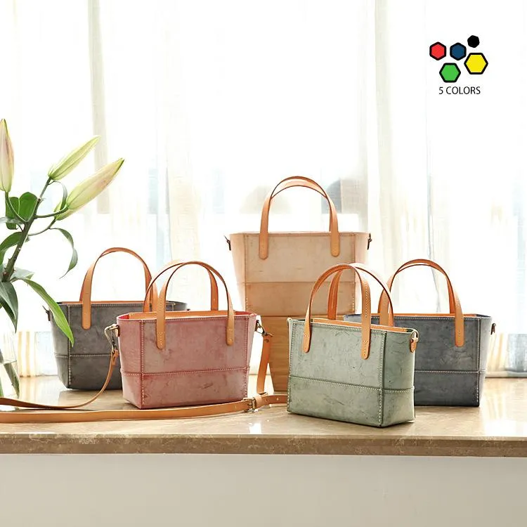 Handmade Womens Leather Handbag Tote Purse Tote Cute Shopper Side Tote Bag for Men