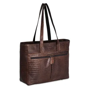 Hornback Croco Uptown Tote Bag #HB916
