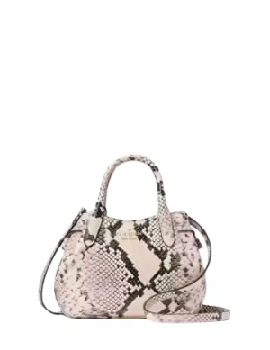 Kate Spade New York Dumpling Snake Embossed Mini Satchel