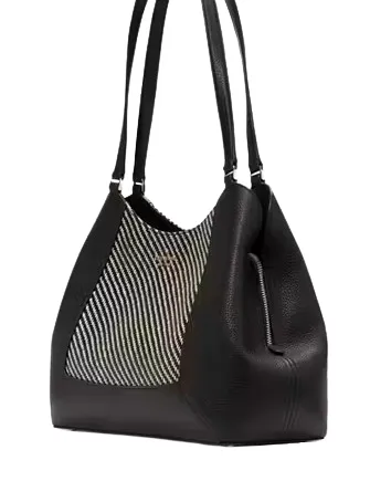Kate Spade New York Lena Straw Triple Compartment Shoulder