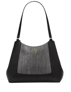Kate Spade New York Lena Straw Triple Compartment Shoulder