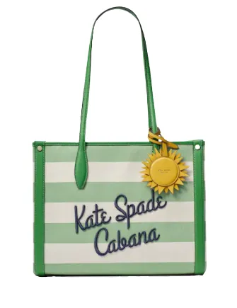Kate Spade New York Market Cabana Canvas Medium Tote