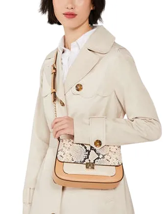 Kate Spade New York Phoebe Snake Embossed Flap Crossbody