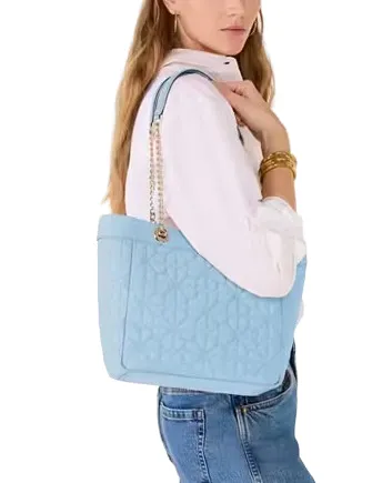 Kate Spade New York Spade Flower Quilted Nylon Medium Tote