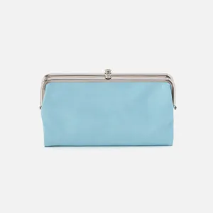 Lauren Clutch-Wallet In Polished Leather - Stratosphere
