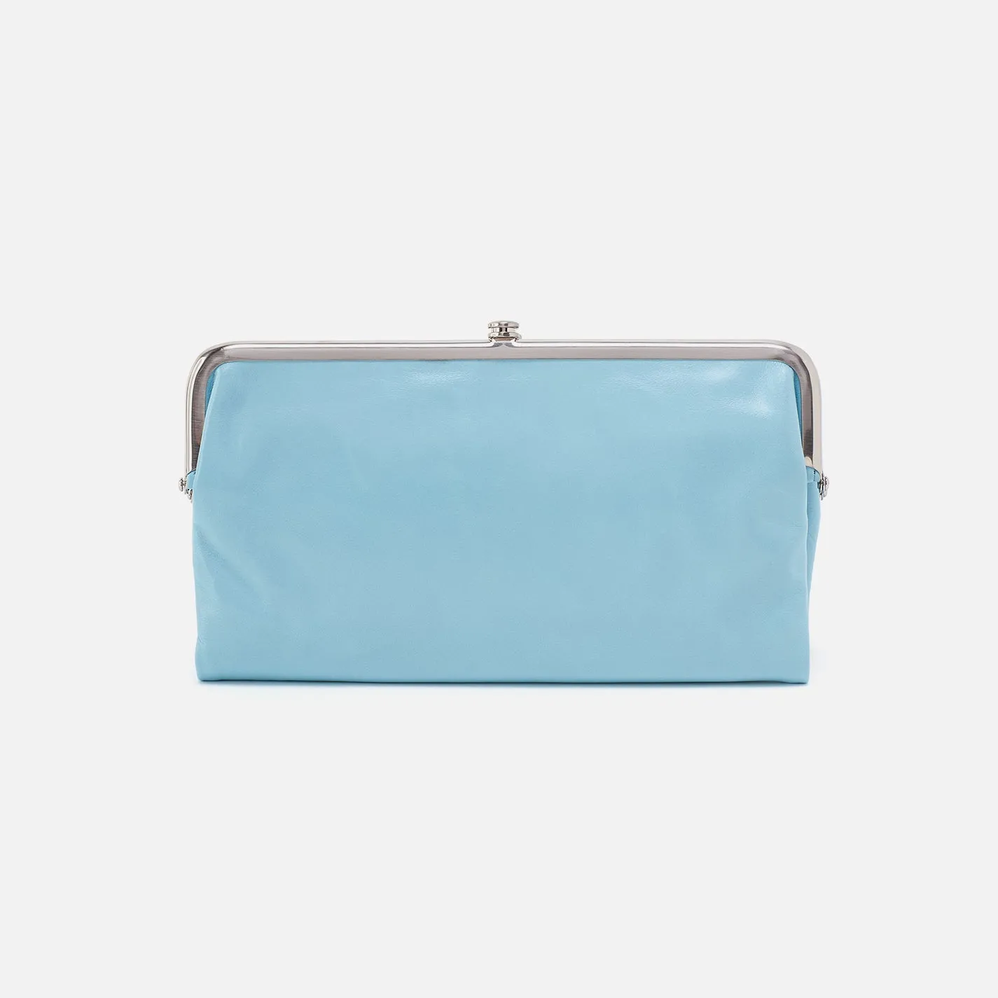 Lauren Clutch-Wallet In Polished Leather - Stratosphere