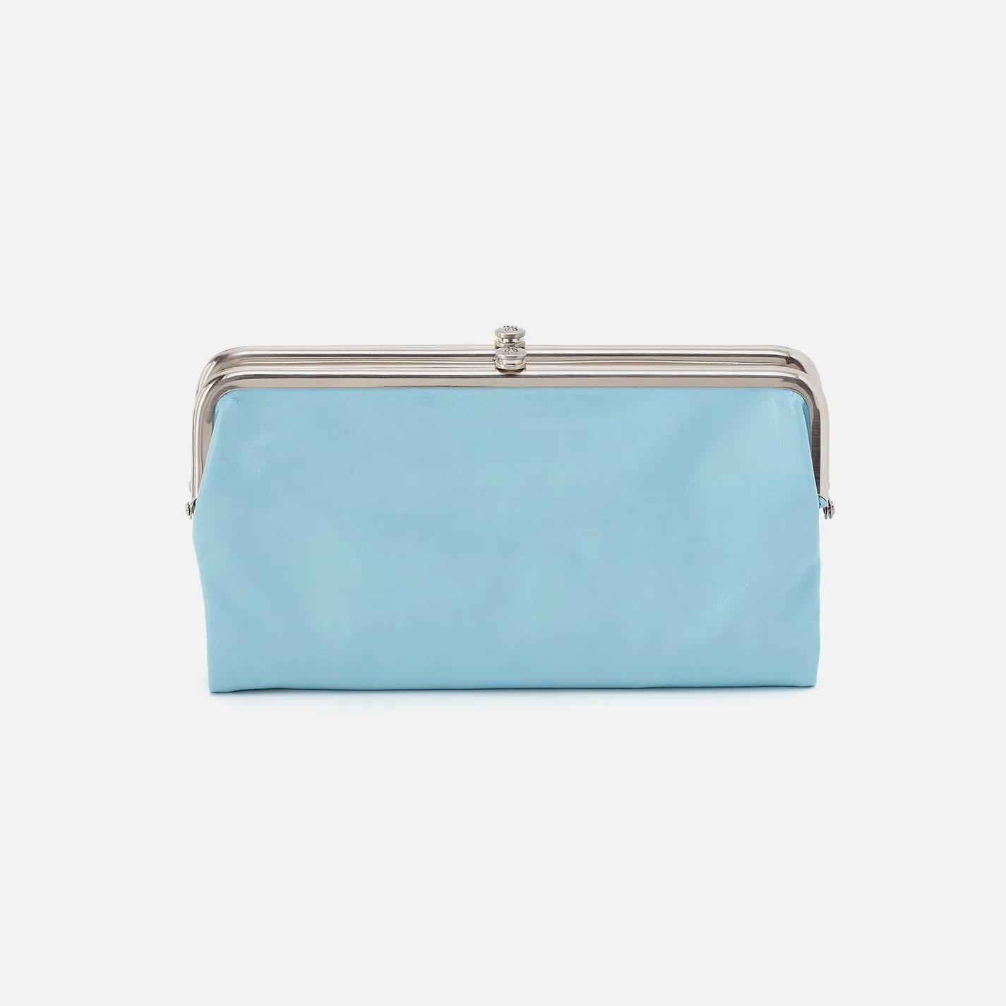 Lauren Clutch-Wallet In Polished Leather - Stratosphere