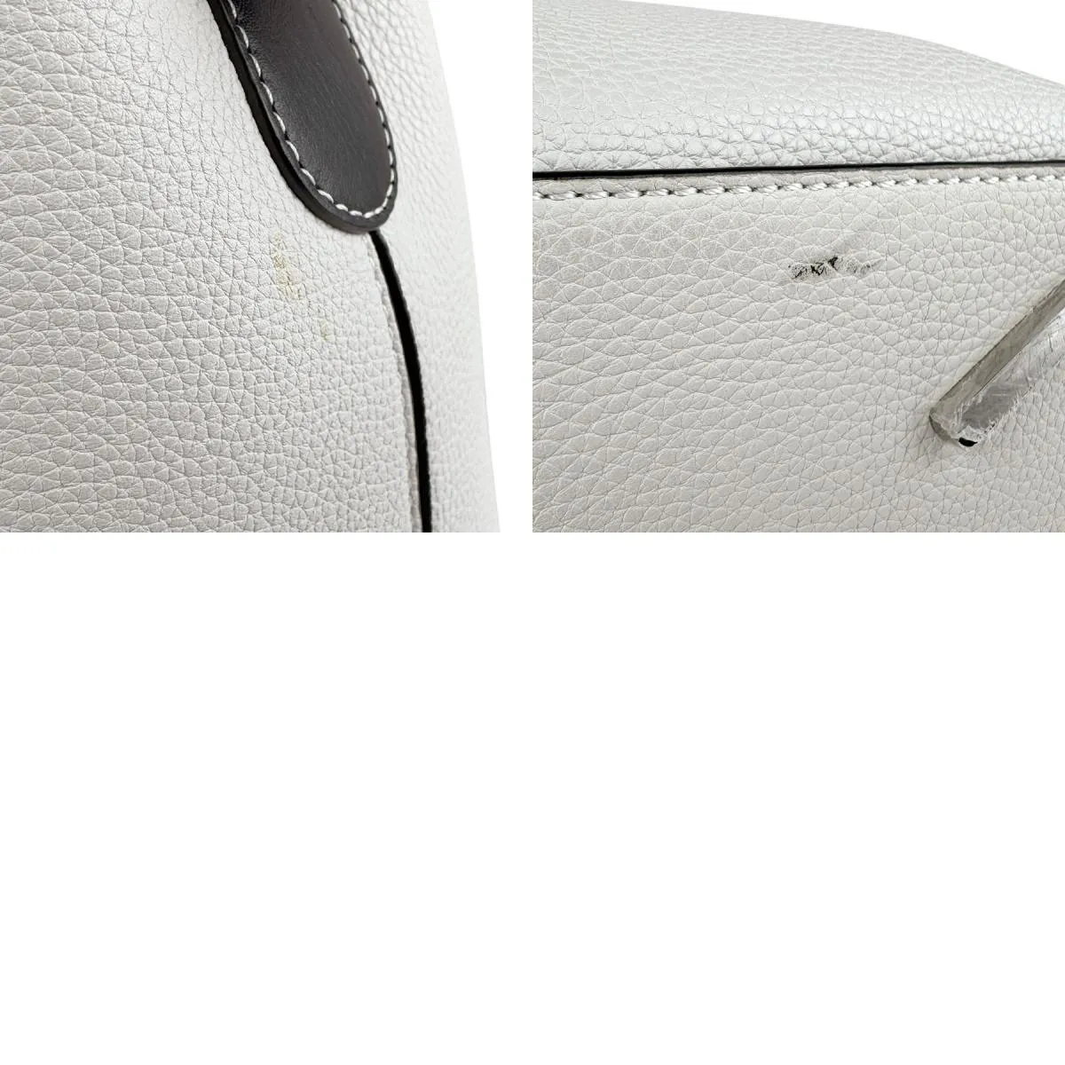 Loewe blue Off- Color Leather Handbag Shoulder Bag (Pre-Owned)