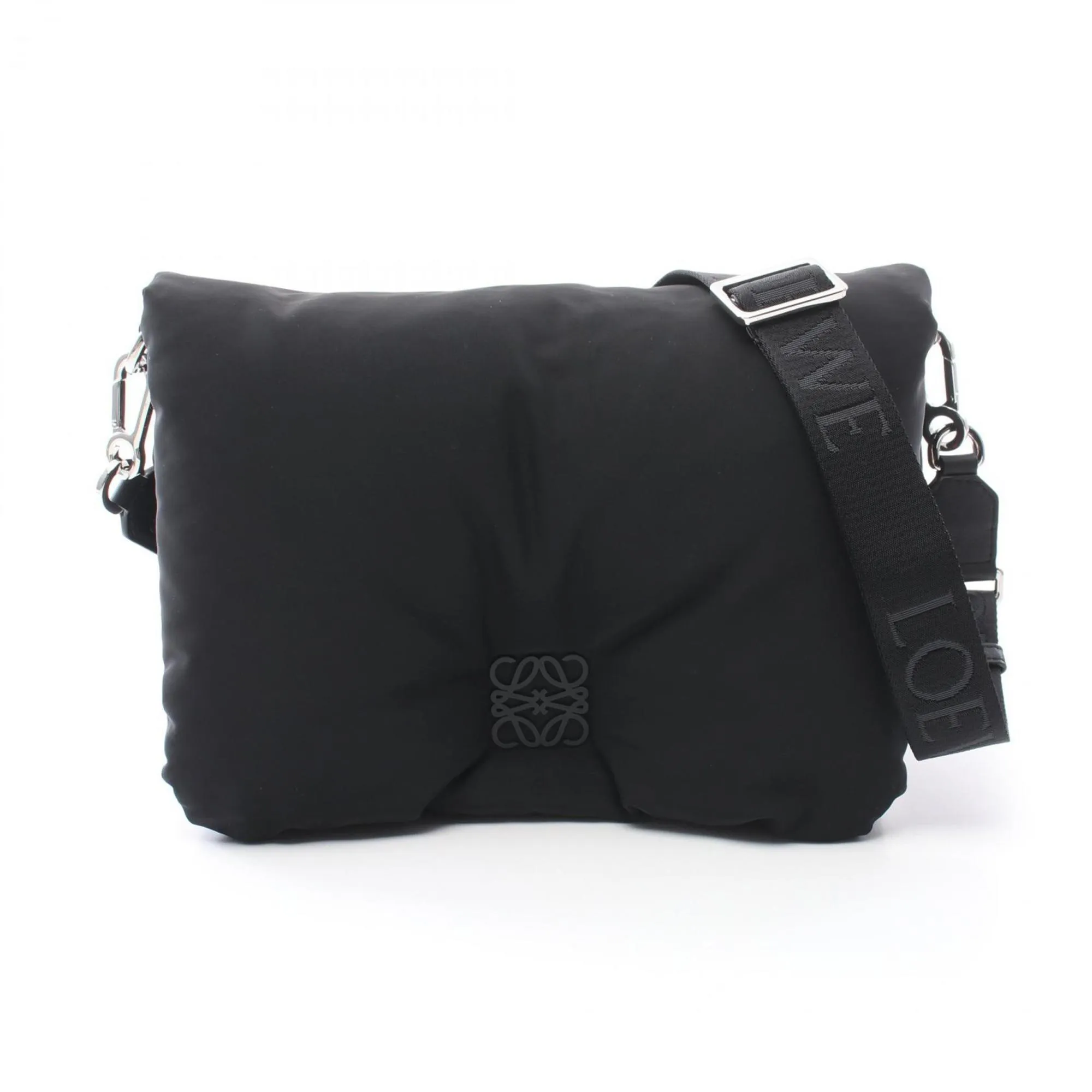 Loewe Nylon Leather Shoulder Bag (Pre-Owned)