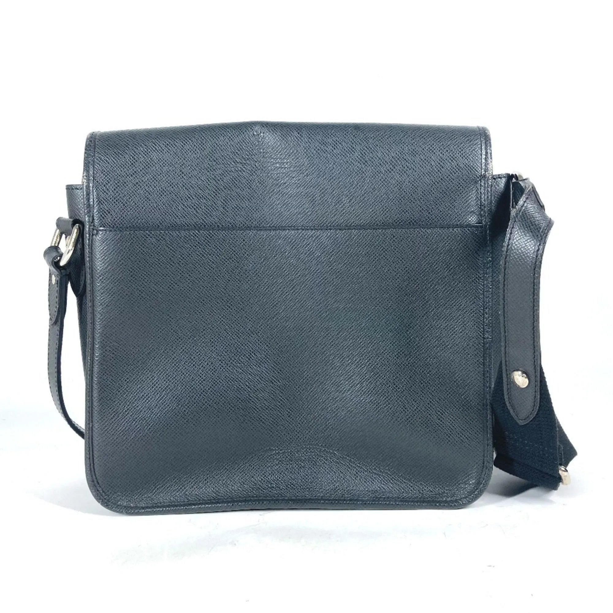 Louis Vuitton Ardoise Taiga Leather Messenger Bag Shoulder Bag (Pre-Owned)