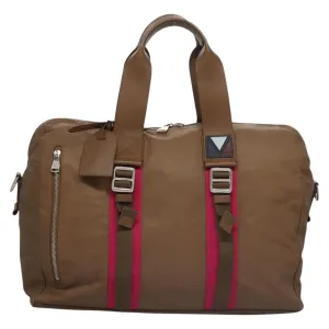 Louis Vuitton Bosphore Leather Travel Bag (Pre-Owned)