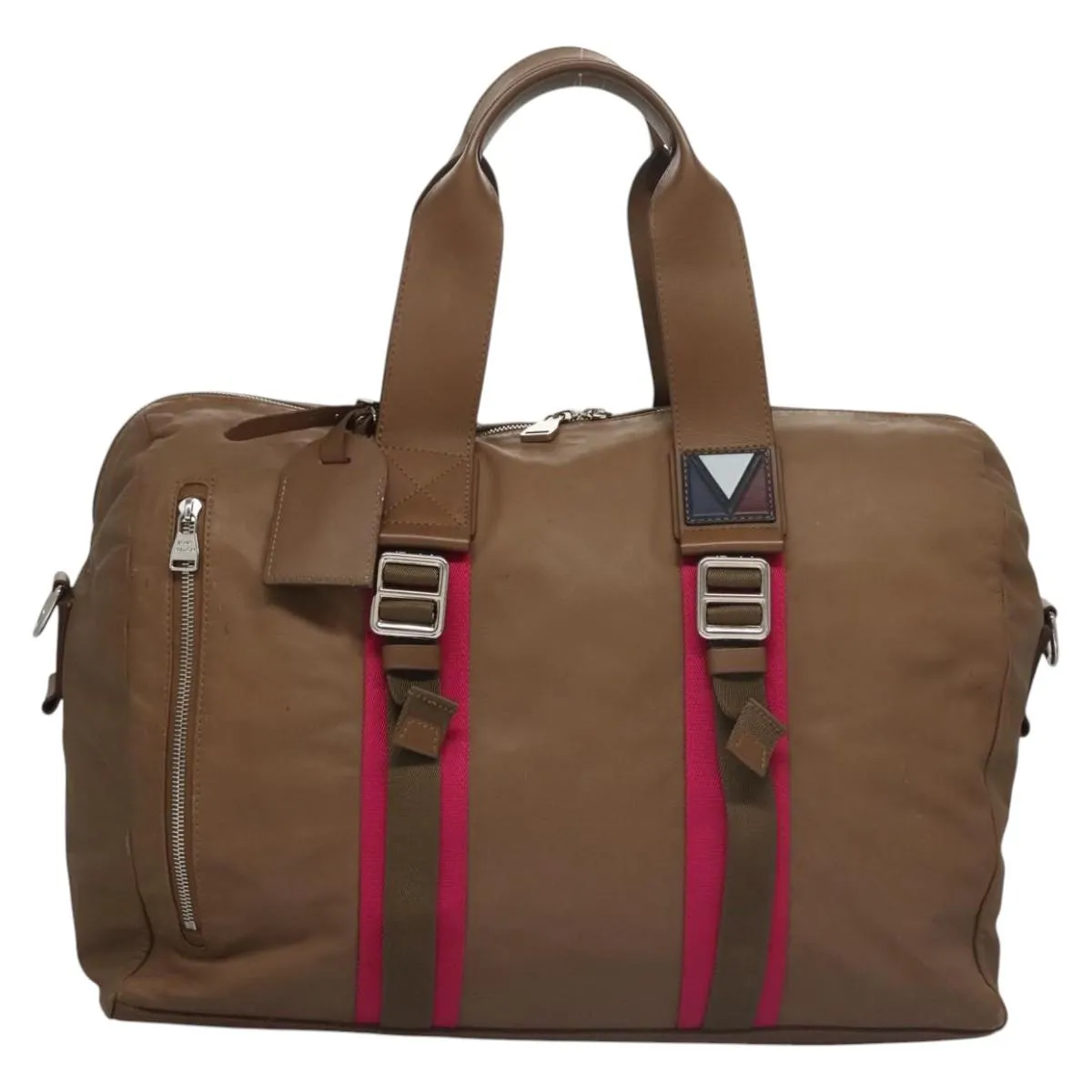 Louis Vuitton Bosphore Leather Travel Bag (Pre-Owned)