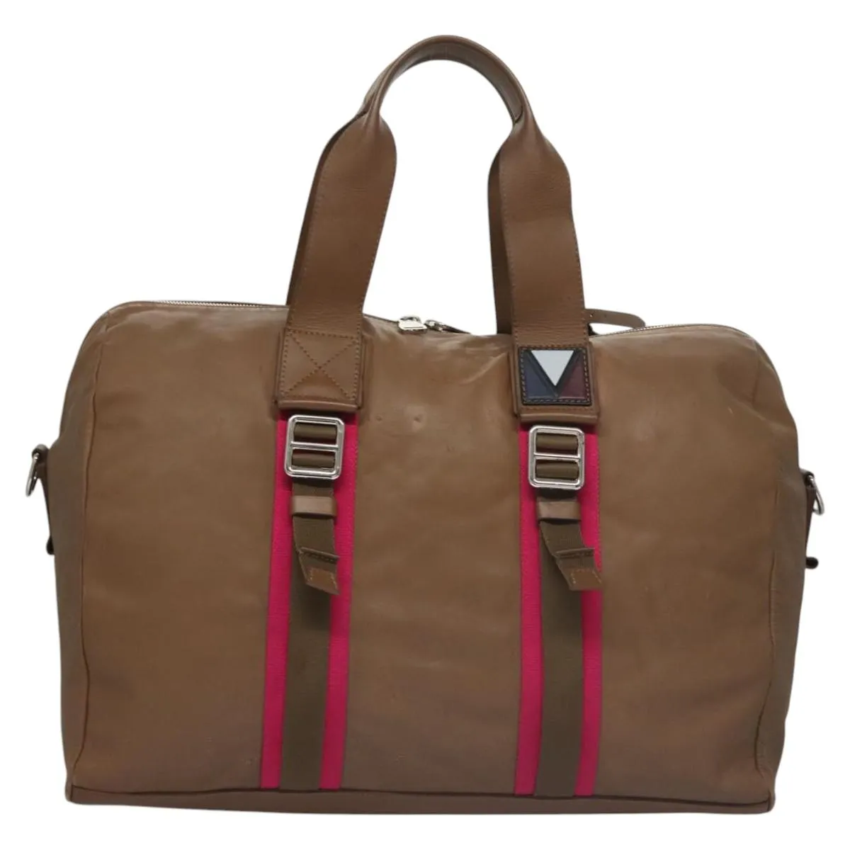 Louis Vuitton Bosphore Leather Travel Bag (Pre-Owned)