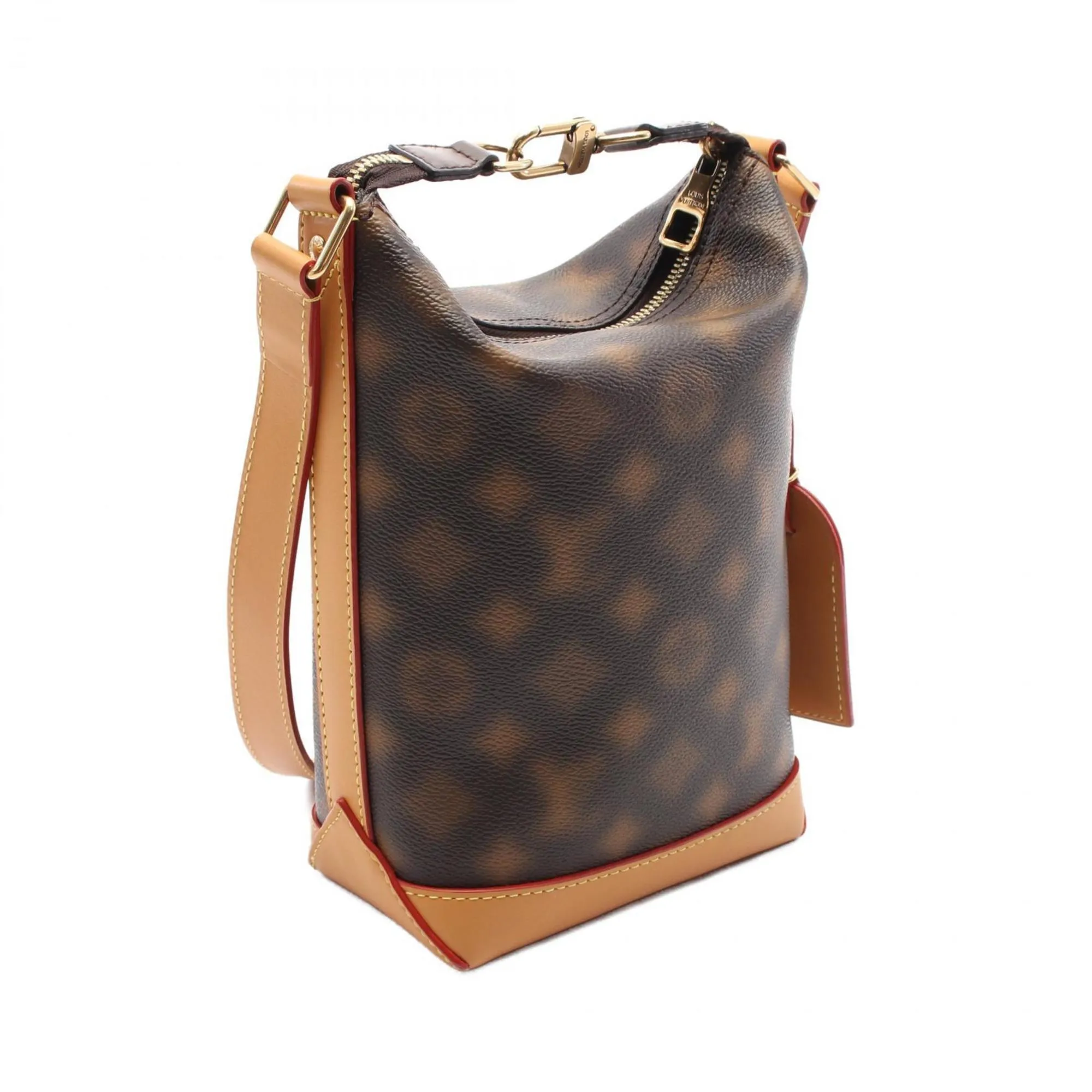 Louis Vuitton Coated Canvas Pvc Leather Monogram Shoulder Bag (Pre-Owned)
