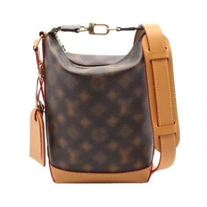 Louis Vuitton Coated Canvas Pvc Leather Monogram Shoulder Bag (Pre-Owned)