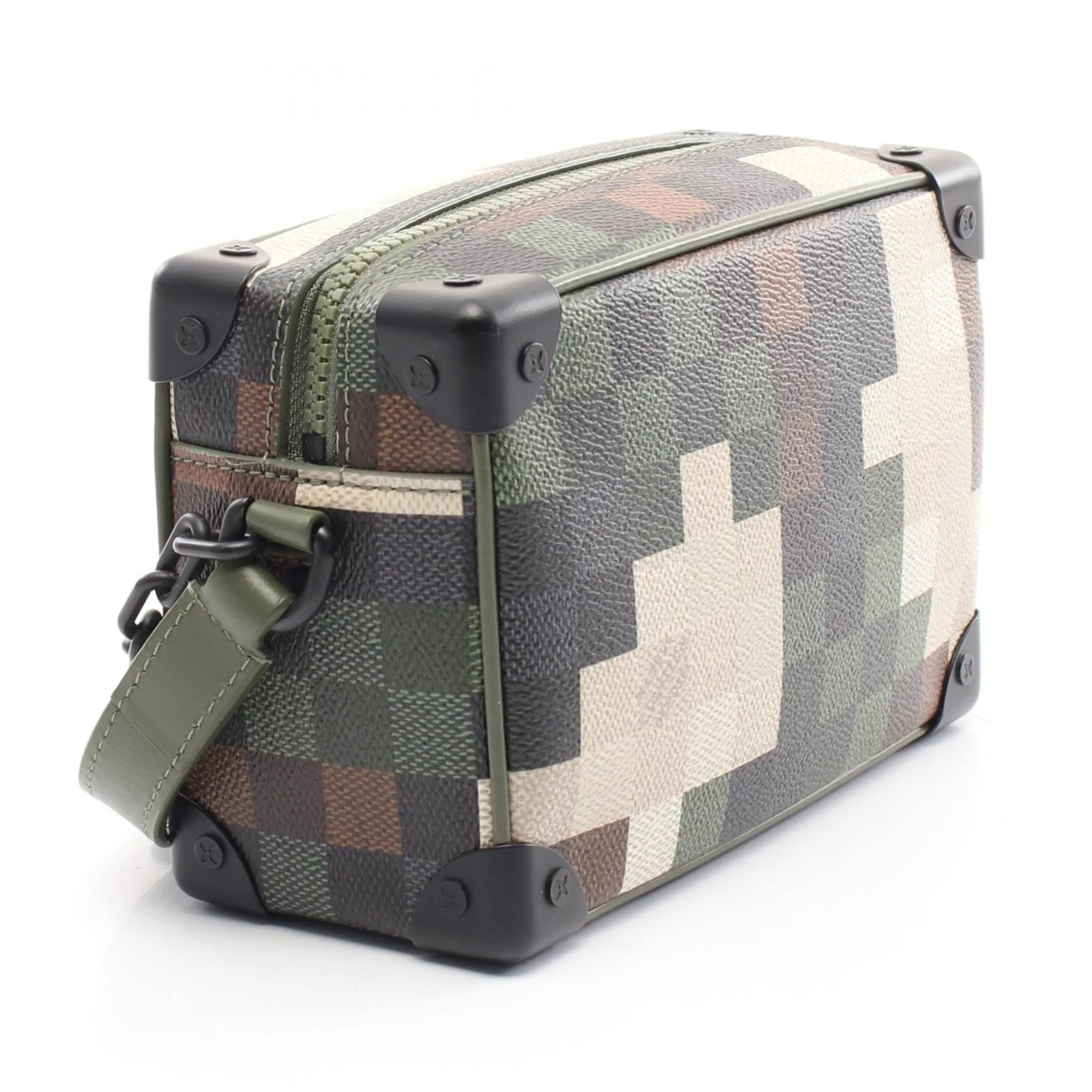 Louis Vuitton  Coated Canvas Pvc Leather Shoulder Bag (Pre-Owned)