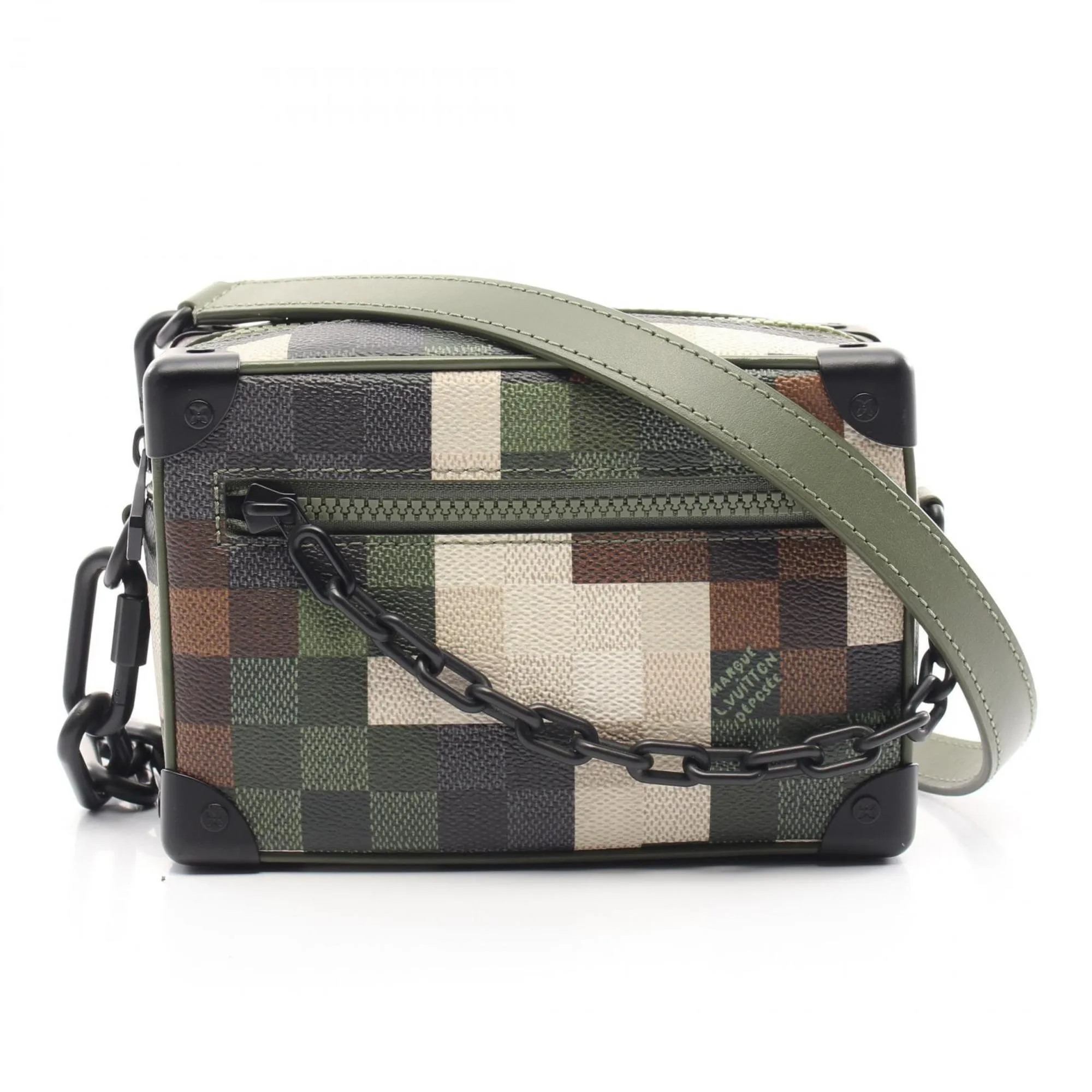 Louis Vuitton  Coated Canvas Pvc Leather Shoulder Bag (Pre-Owned)
