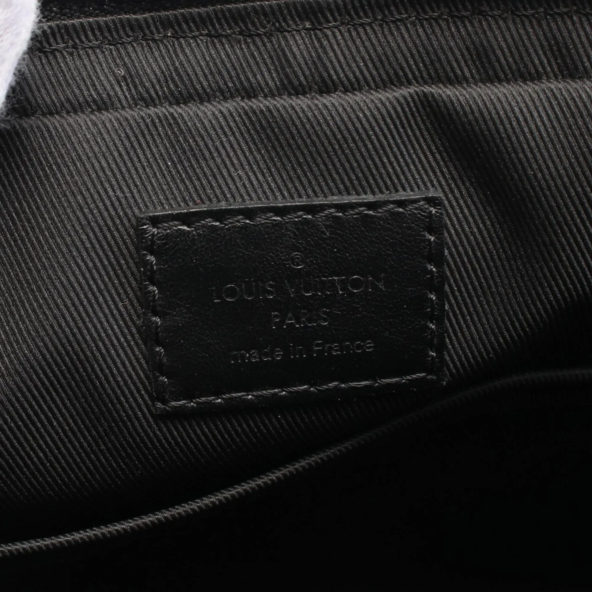 Louis Vuitton  Coated Canvas Pvc Monogram Eclipse Leather Shoulder Bag (Pre-Owned)