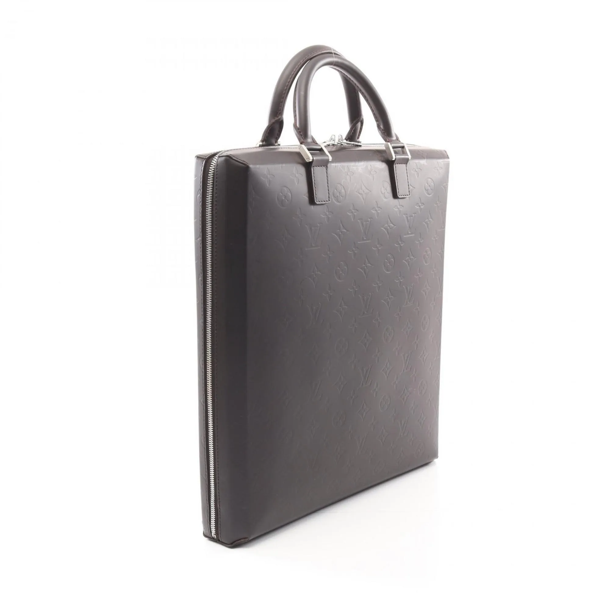 Louis Vuitton Coffee Leather Handbag (Pre-Owned)