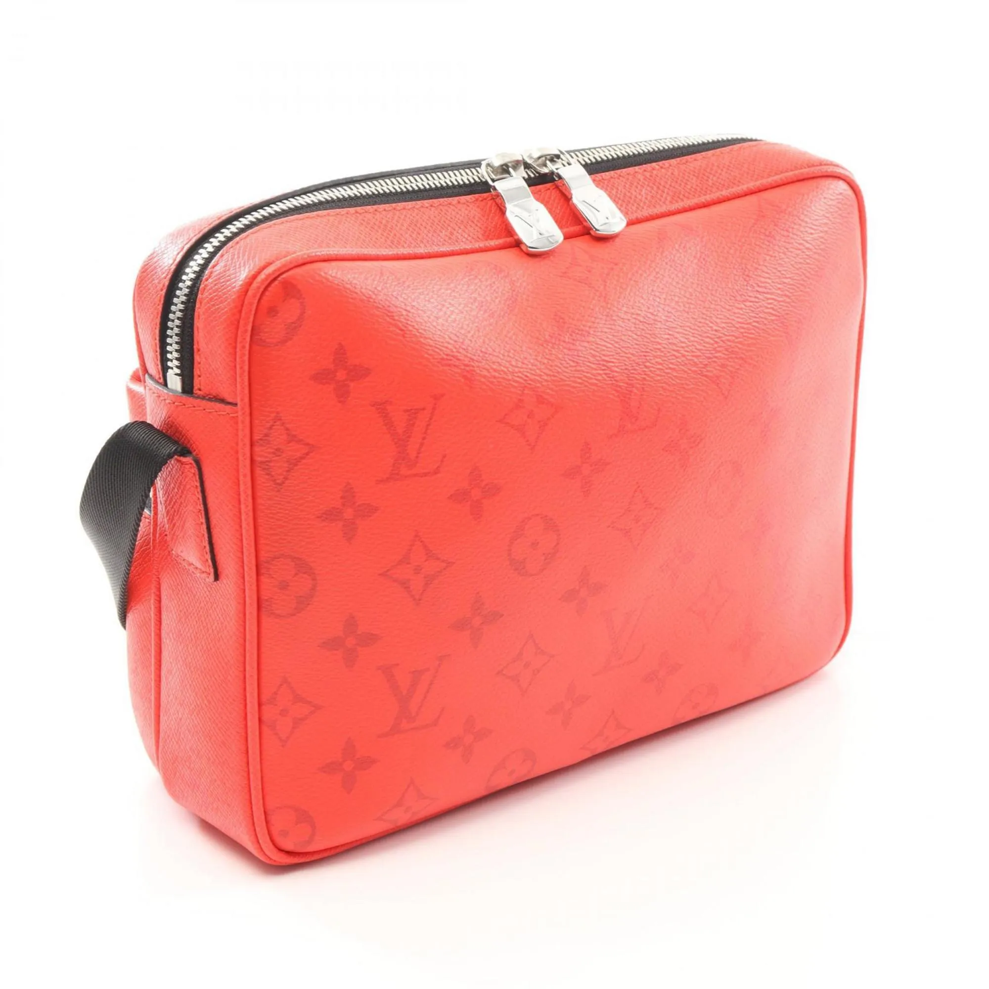 Louis Vuitton Color Rouge Pvc Coated Canvas Leather Shoulder Bag (Pre-Owned)