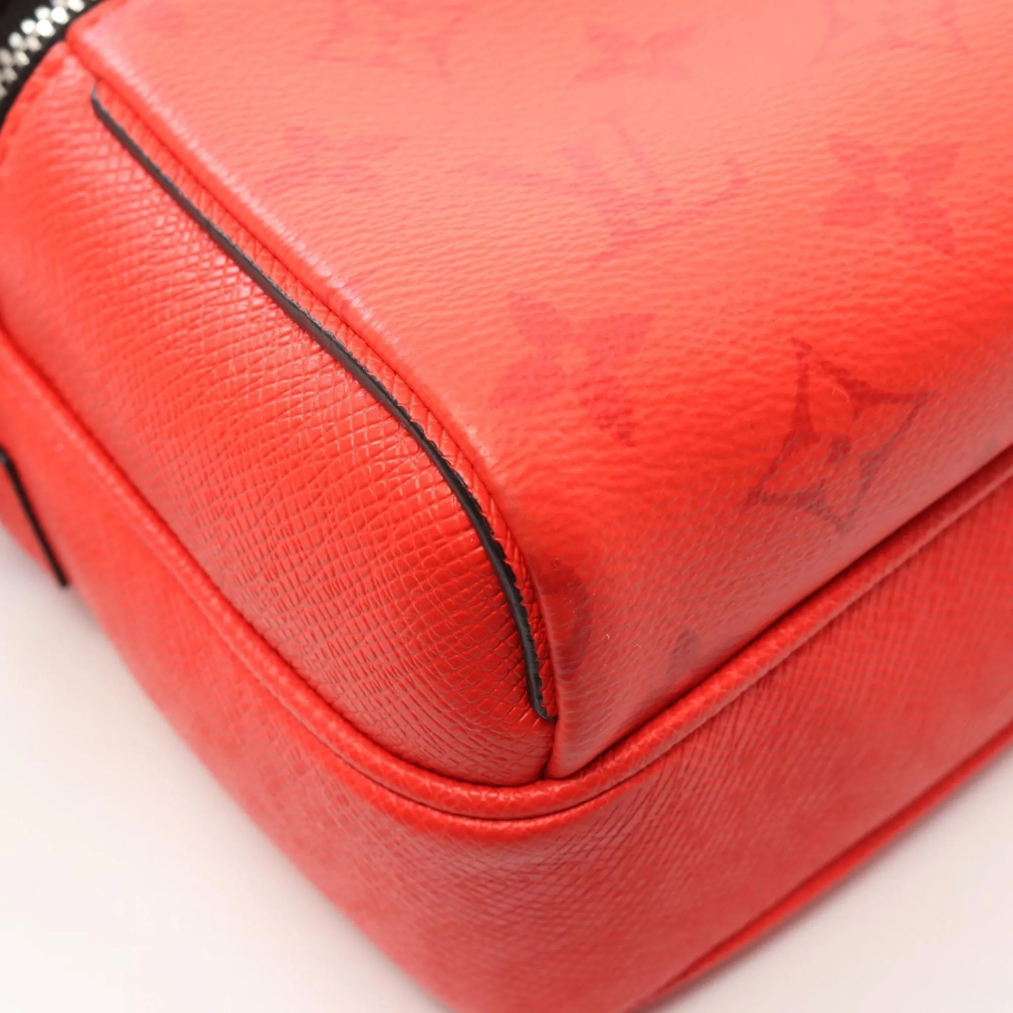 Louis Vuitton Color Rouge Pvc Coated Canvas Leather Shoulder Bag (Pre-Owned)