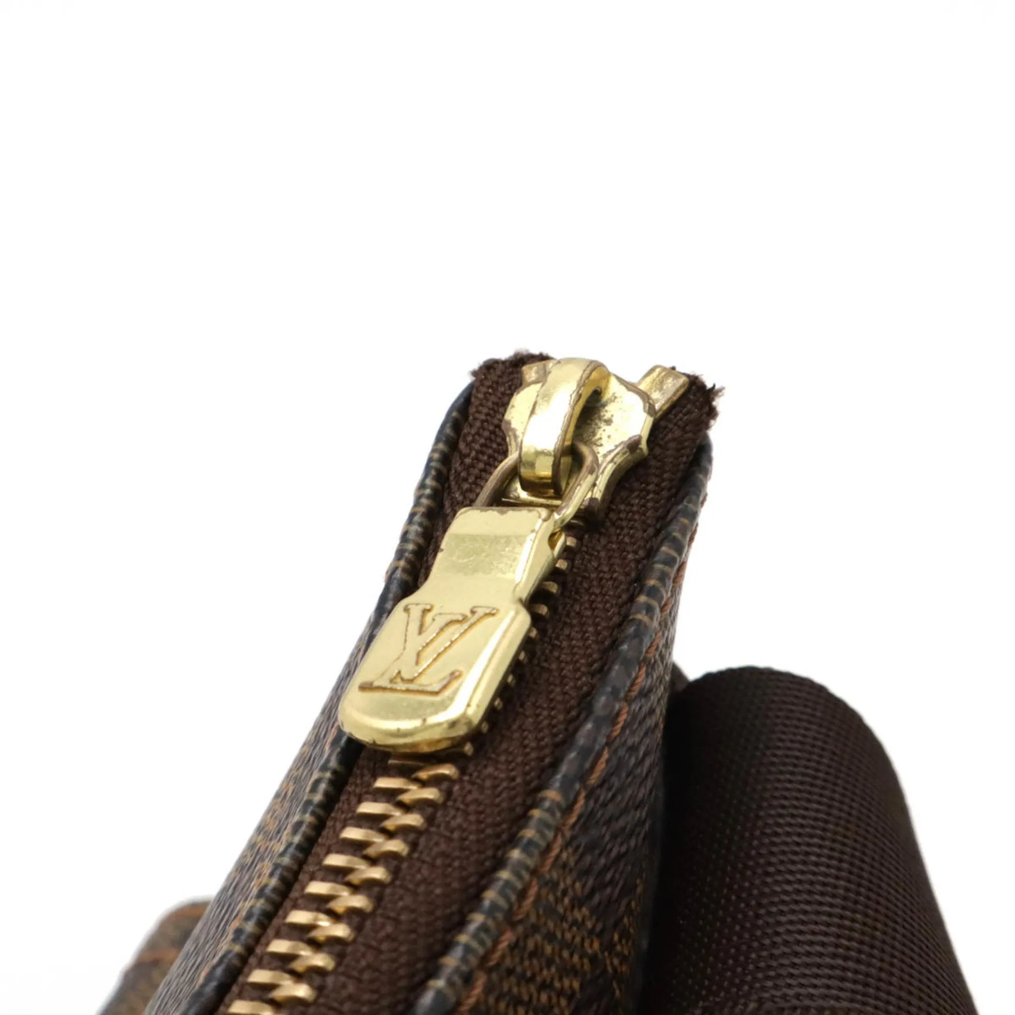 Louis Vuitton Damier Canvas Damier Canvas Pochette Shoulder Bag (Pre-Owned)